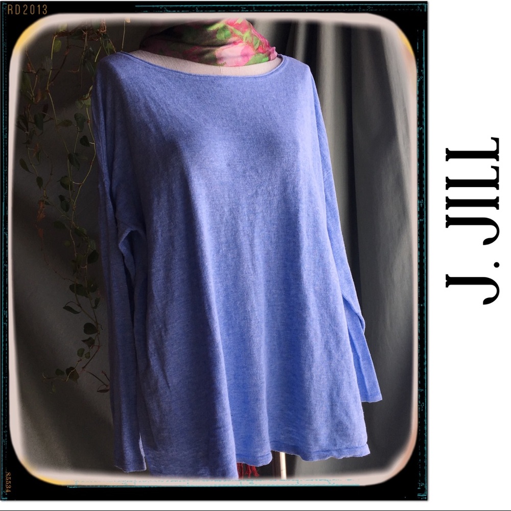 J. JILL ✨ 💯% Cotton Heathered Tunic Top